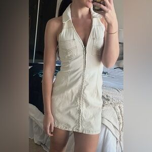 BDG Cream Women's Denim Dress